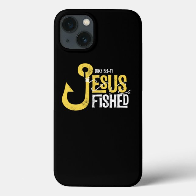 Jesus fing Big Hook Jesus überlebte Fischfang Chri Case-Mate iPhone Hülle (Rückseite)