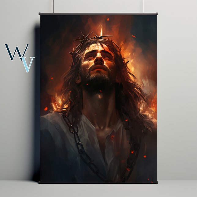Jesus Fire Poster (Von Creator hochgeladen)