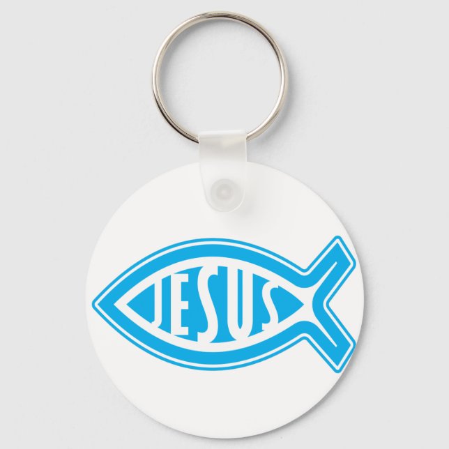 Jesus-Fisch Schlüsselanhänger (Vorderseite)