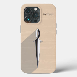 Jesus-Fisch-Schwert mit Holzkorn-iPhone-Hülle Case-Mate iPhone Hülle