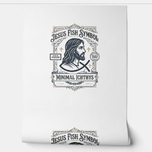 Jesus-Fisch-Symbol Minimal Ichthys Jesus-Fisch Min Tapete
