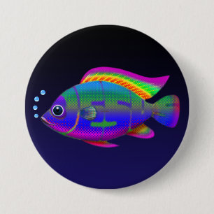 Jesus-Fische Button