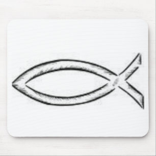 Jesus-Fische Mousepad