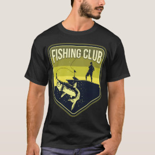 Jesus Fischen Retro-Grafikdesign T-Shirt