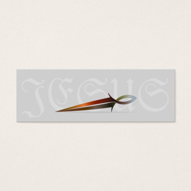 Jesus Fish Sword - Schriftzeichen (Vorderseite)