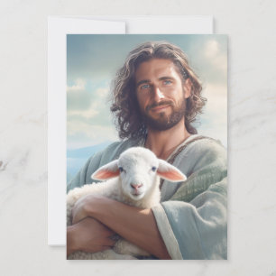 Jesus Flat Note Card Einladung