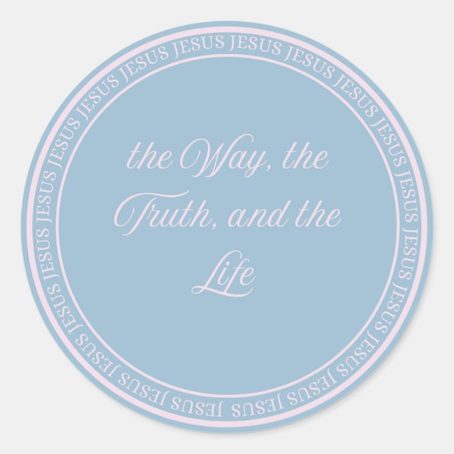 Jesus - flush Siegel groß Runder Aufkleber (Vorderseite)