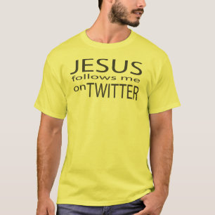 Jesus folgt mir auf Twitter T-Shirt