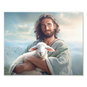 Jesus Foto Print