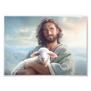 Jesus Foto Print