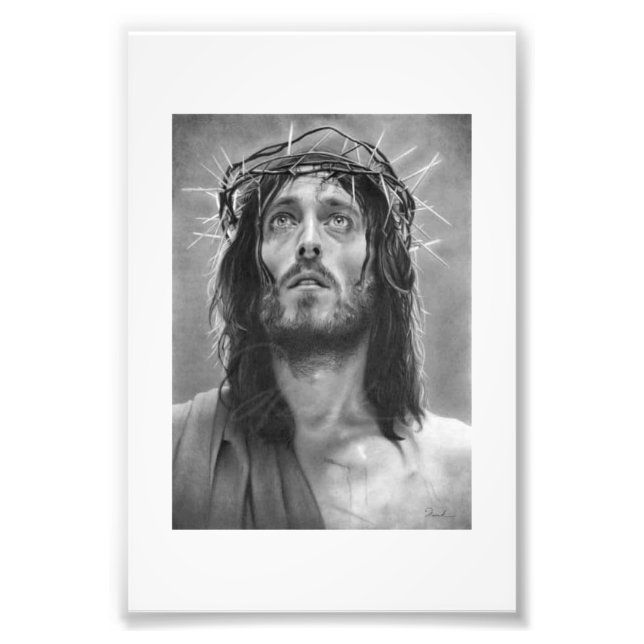 Jesus Fotodruck (Vorne)
