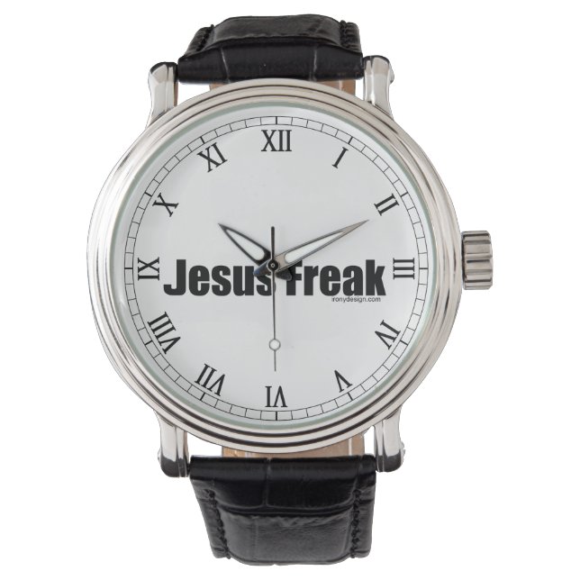Jesus Freak Armbanduhr (Vorderseite)