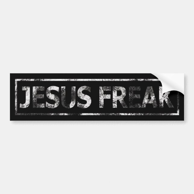 Jesus Freak Autoaufkleber (Vorne)