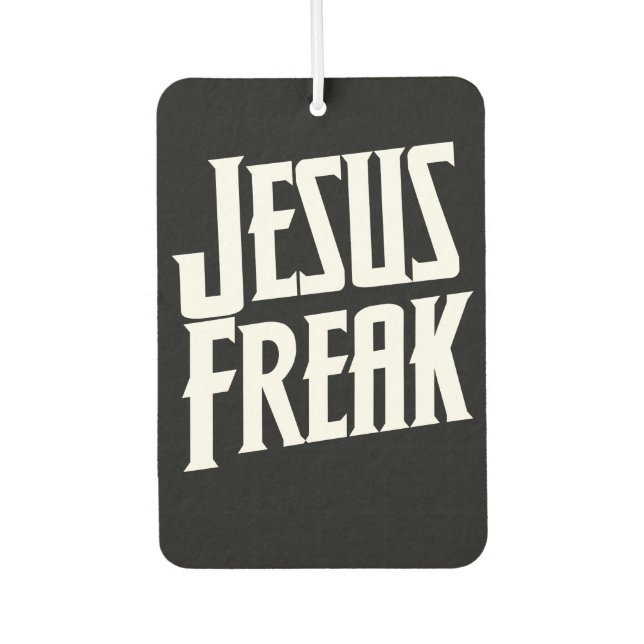 Jesus Freak Autolufterfrischer (Vorderseite)