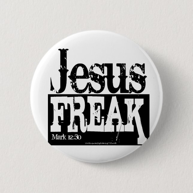 Jesus-Freak Button (Vorderseite)