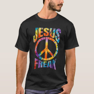 Jesus Freak Christlich Retro Gefärbte Krawatte Let T-Shirt
