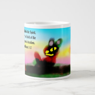 Jesus Freiheit Jumbo-Tasse