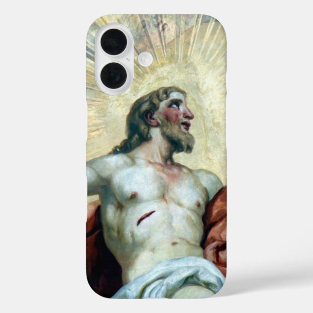 Jesus fresco Case-Mate iPhone hülle (Rückseite)