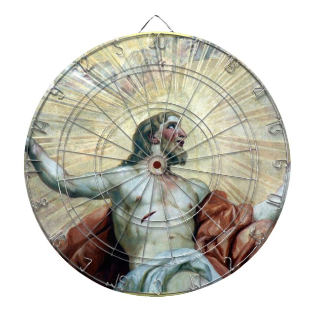 Jesus fresco dartscheibe (vorne)
