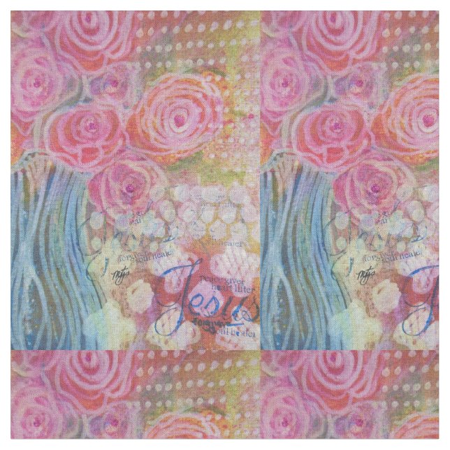 Jesus freuen sich stoff (Nahaufnahme)