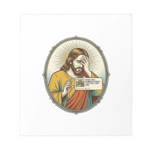 Jesus fügte der Geschichte statt direkter Nachrich Notizblock