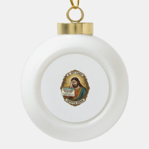 Jesus fügte Spam Crypto-Gruppenchat Ärger Humor hi Keramik Kugel-Ornament