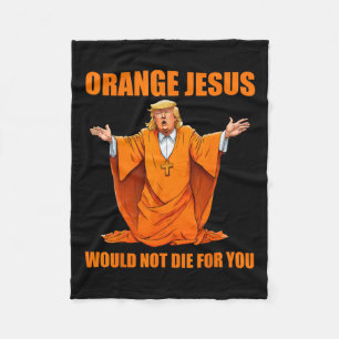 Jesus Funny Trump 2 Fleecedecke