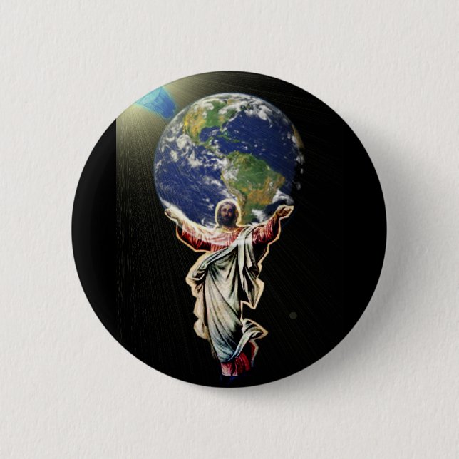 Jesus für die Welt Button (Vorderseite)