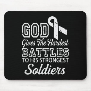 Jesus Gebet Lungenkrebs Krieger Geschenk Lungenkre Mousepad