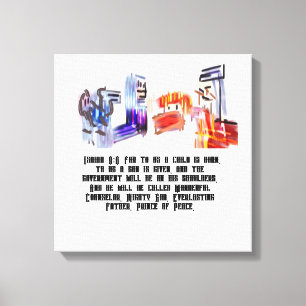 Jesus geboren leinwanddruck