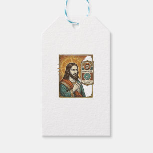 Jesus gefälschtes verifiziertes Häkchen Betrug Tro Geschenkanhänger