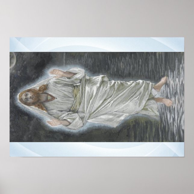 Jesus geht auf dem Meeresplakat spazieren Poster (Vorne)