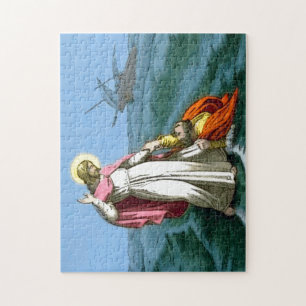 Jesus geht auf dem Wasser Puzzle