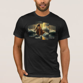 Jesus geht auf dem Wasser T-Shirt