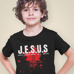 JESUS - Geistliches Gospel-Gebet für Jungen T-Shirt