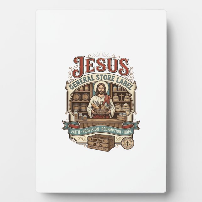 Jesus Gemischtwarenladen Label Jesus Gemischtwaren Fotoplatte (Vorderseite)