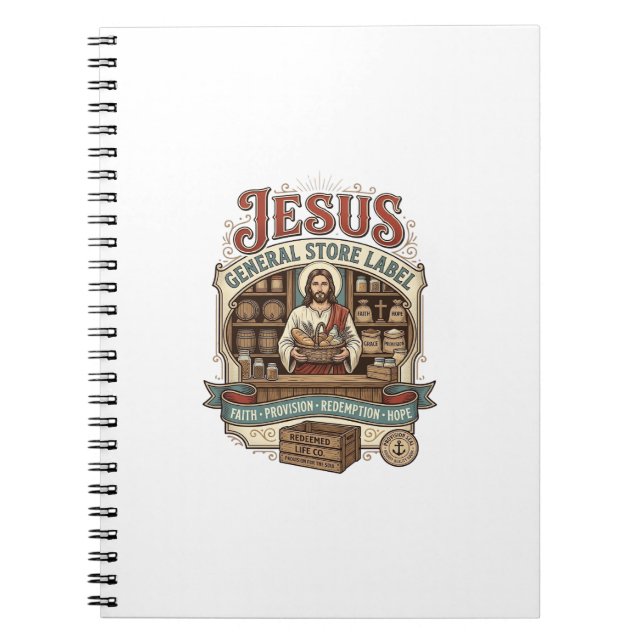 Jesus Gemischtwarenladen Label Jesus Gemischtwaren Notizblock (Vorderseite)
