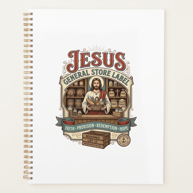 Jesus Gemischtwarenladen Label Jesus Gemischtwaren Planer (Vorderseite)