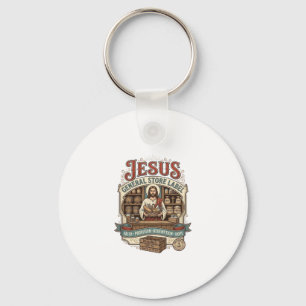 Jesus Gemischtwarenladen Label Jesus Gemischtwaren Schlüsselanhänger