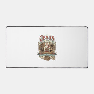 Jesus Gemischtwarenladen Label Jesus Gemischtwaren Schreibtischunterlage