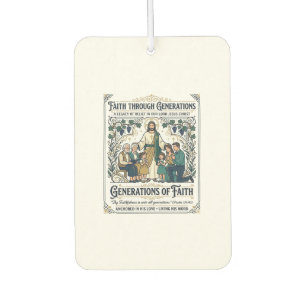 Jesus Genealogie Familienstammbaum-Shirt Glaube Ba Autolufterfrischer