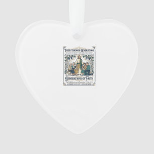 Jesus Genealogie Familienstammbaum-Shirt Glaube Ba Ornament