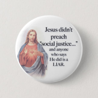Jesus-Gerechtigkeitsknopf Button