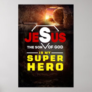 Jesus Geschenk, Christliches Geschenk, Jesus ist m Poster