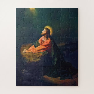 Jesus Gethsemane Agony Garden Mount Olives Hofman Puzzle