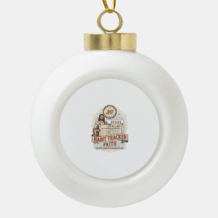 Jesus Gewohnheits-Tracker Glaube Jesus Gewohnheits Keramik Kugel-Ornament