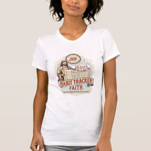 Jesus Gewohnheits-Tracker Glaube Jesus Gewohnheits T-Shirt
