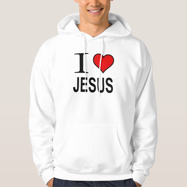 Jesus gibt I Liebe Jesus Logo-Hoody Hoodie (Vorderseite)