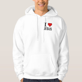 Jesus gibt mir die Liebe Jesus Logo auf einer ZIP- Hoodie