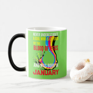 Jesus Girl Geburtstag nie unterschätzen Verwandlungstasse